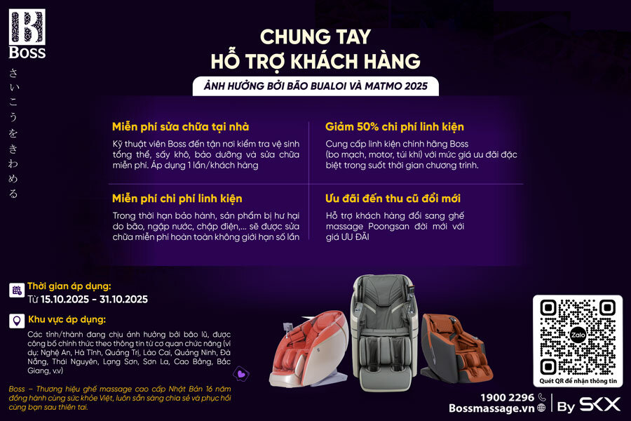Boss Đồng Hành Cùng Bạn Khắc Phục Hậu Quả Sau Bão Lũ