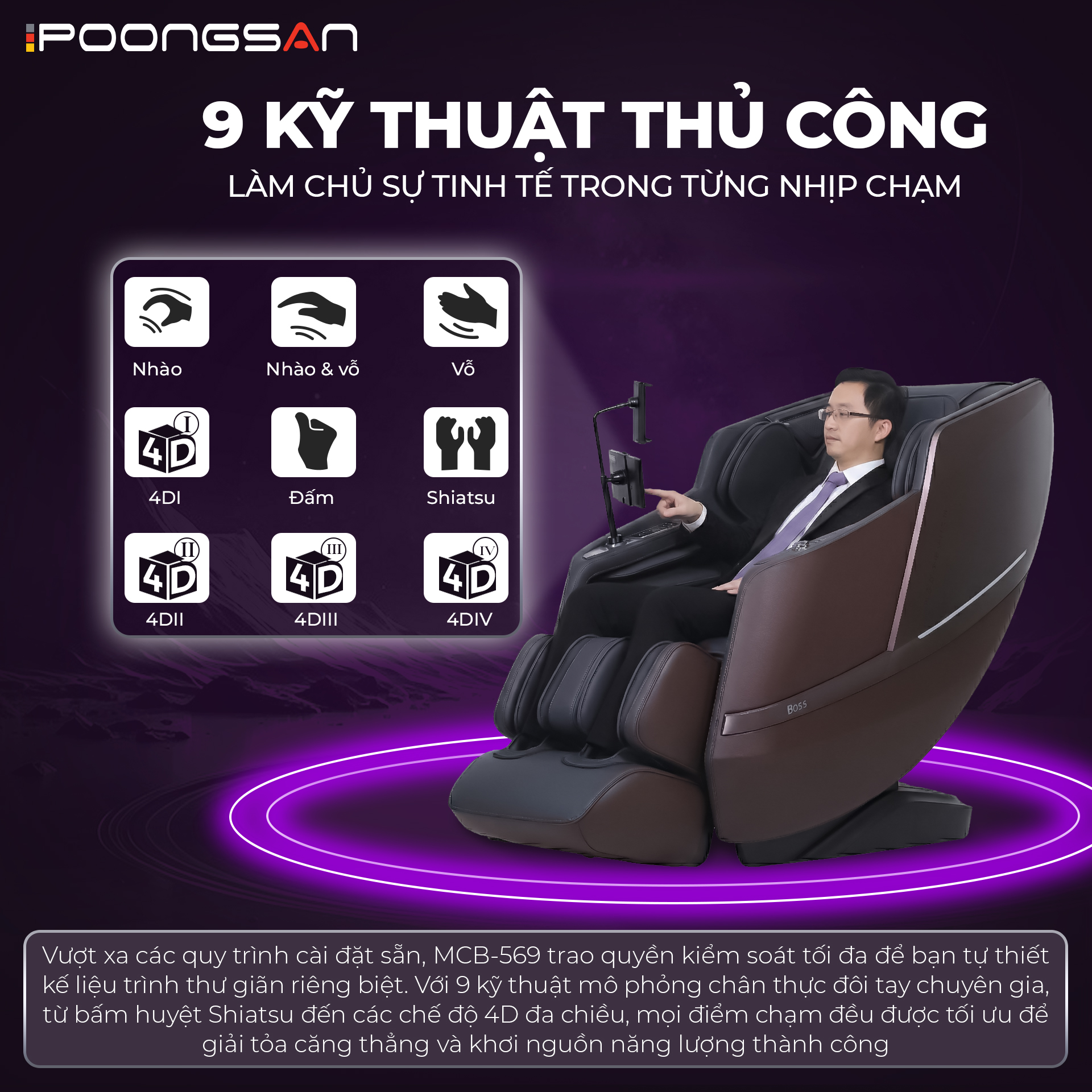 Ghế massage Boss MCB-569