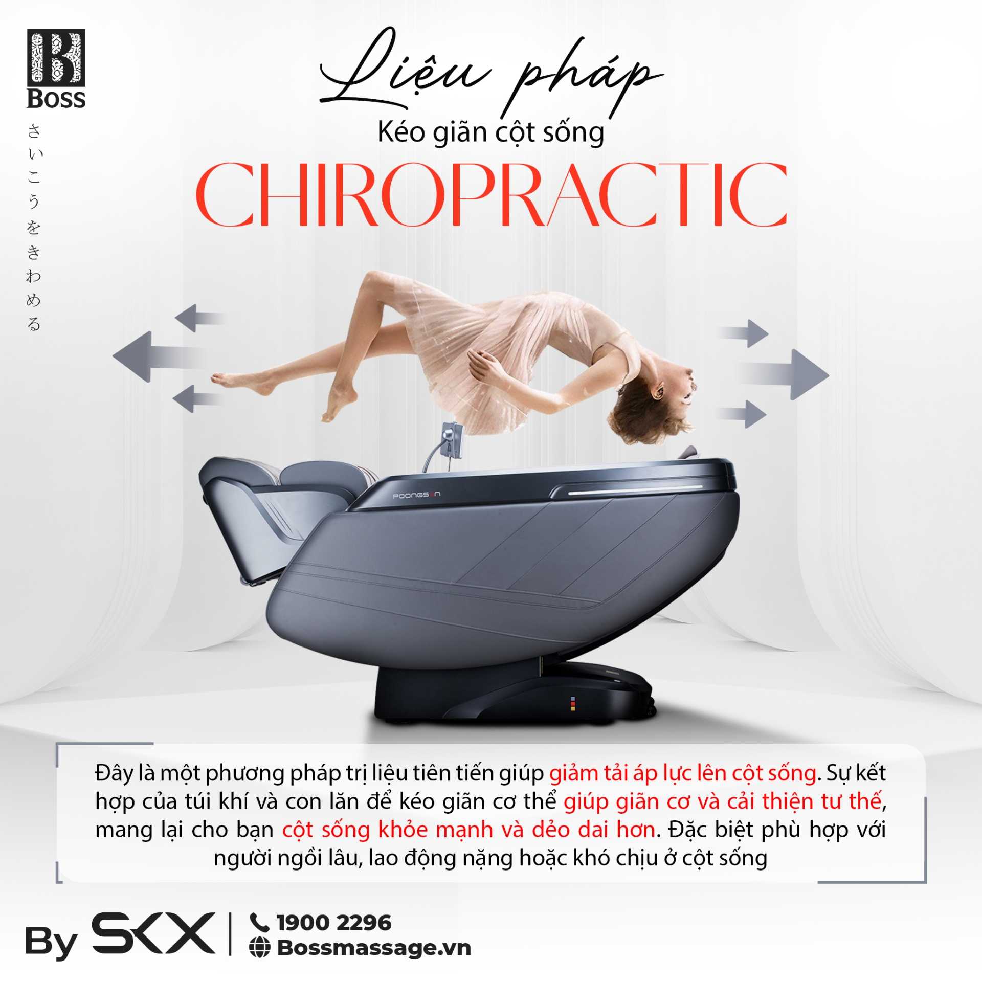 Liệu ph&aacute;p k&eacute;o gi&atilde;n cột sống Chiropractic