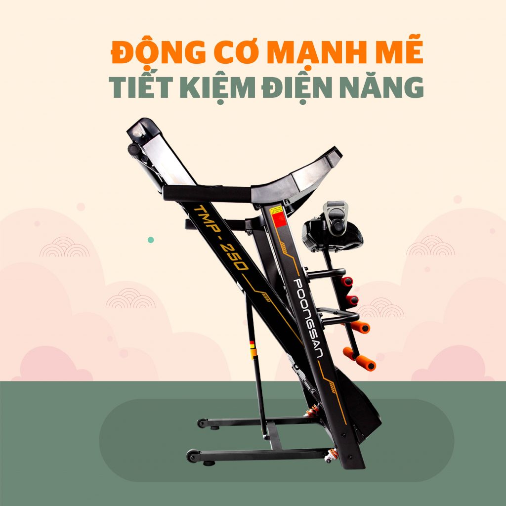 M&aacute;y chạy bộ tmp 250 với động cơ mạnh mẽ