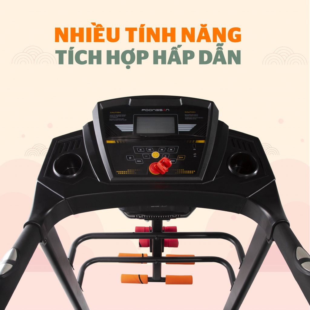 M&aacute;y chạy bộ tmp 250 với nhiều t&iacute;nh năng hấp dẫn