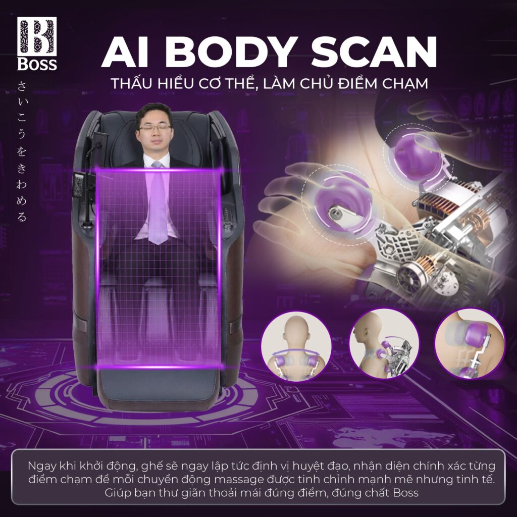 Massage c&aacute; nh&acirc;n h&oacute;a nhờ AI Body Scan