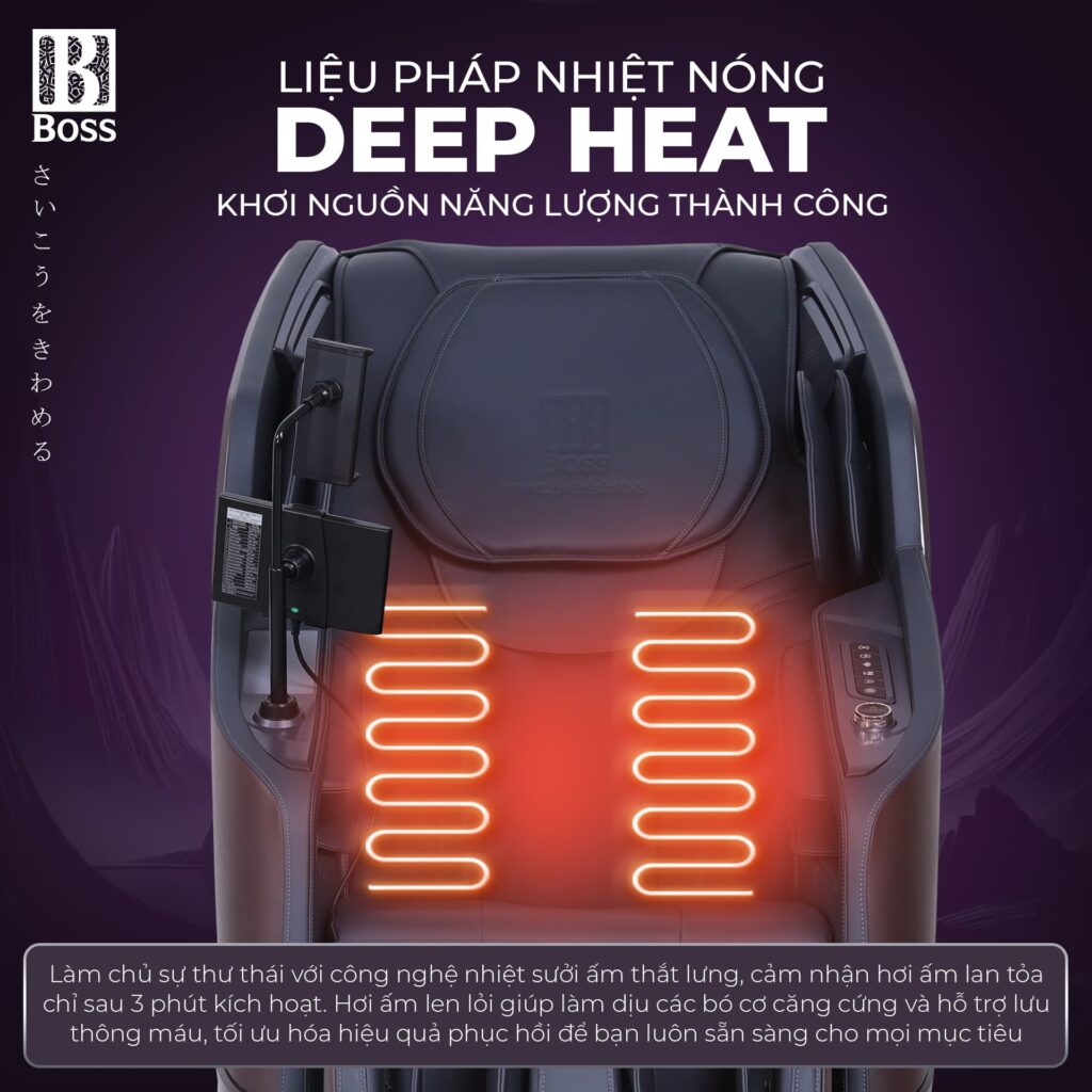 Liệu ph&aacute;p nhiệt n&oacute;ng Deep Heat - Dẫn dắt cảm gi&aacute;c thư gi&atilde;n s&acirc;u
