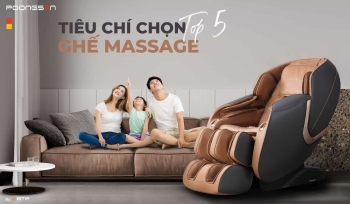 [BẬT MÍ] Top 5 tiêu chí chọn mua ghế massage cho gia đình