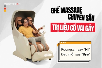 Ghế Massage trị liệu đau vai gáy chuyên sâu tốt nhất 2024